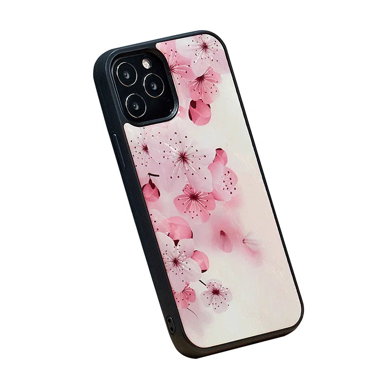 Ikins Case For iPhone 12 / 12 Pro - Lovely Cherry Blossom - Tashqila Ikins Case For iPhone 12 / 12 Pro - Lovely Cherry Blossom - Tashqila